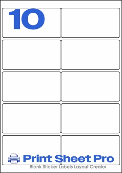 10UP 0000_10UP_A4_101.6x50.8 template for Labels4U