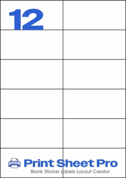 12UP 0000_12UP_A4_105x49 template for Labels4U