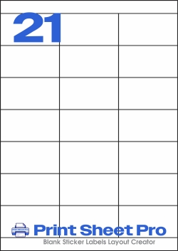 21UP 0000_21UP_A4_70x38 template for Labels4U