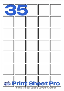 35UP 0000_35UP_A4_35x35 template for Labels4U