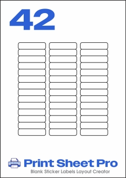 42UP 0000_42UP_A4_46x11.1 template for Labels4U