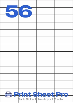 56UP 0000_56UP_A4_52.5x21.2 template for Labels4U