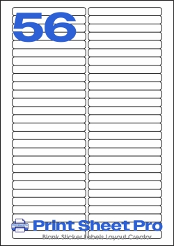 56UP 0000_56UP_A4_89x10 template for Labels4U