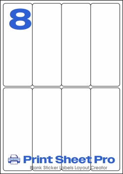 8UP 0000_8UP_A4_50x142 template for Labels4U