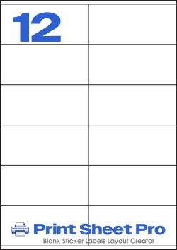 12UP 3424_12UP_A4_105x48 template for Labels4U