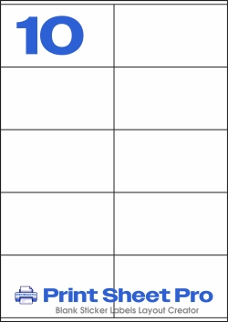 10UP 3425_10UP_A4_105x58 template for Labels4U