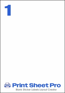 1UP 3478_1UP_A4_210x297 template for Labels4U