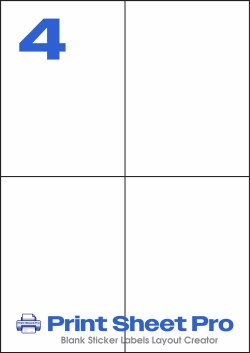 4UP 3483_4UP_A4_105x148 template for Labels4U