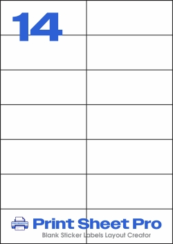 14UP 3653_14UP_A4_105x42.3 template for Labels4U