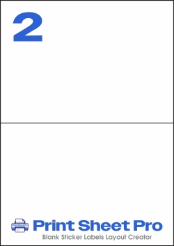 2UP 3655_2UP_A4_210x148 template for Labels4U