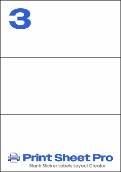 3UP DPS03_3UP_A4_210x99 template for Labels4U