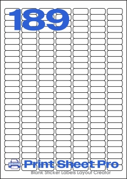189UP L6008_189UP_A4_25.4x10 template for Labels4U