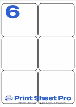 6UP L7166_6UP_A4_99.1x93.1 template for Labels4U