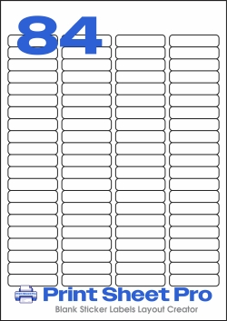 84UP L7656_84UP_A4_46x11.1 template for Labels4U
